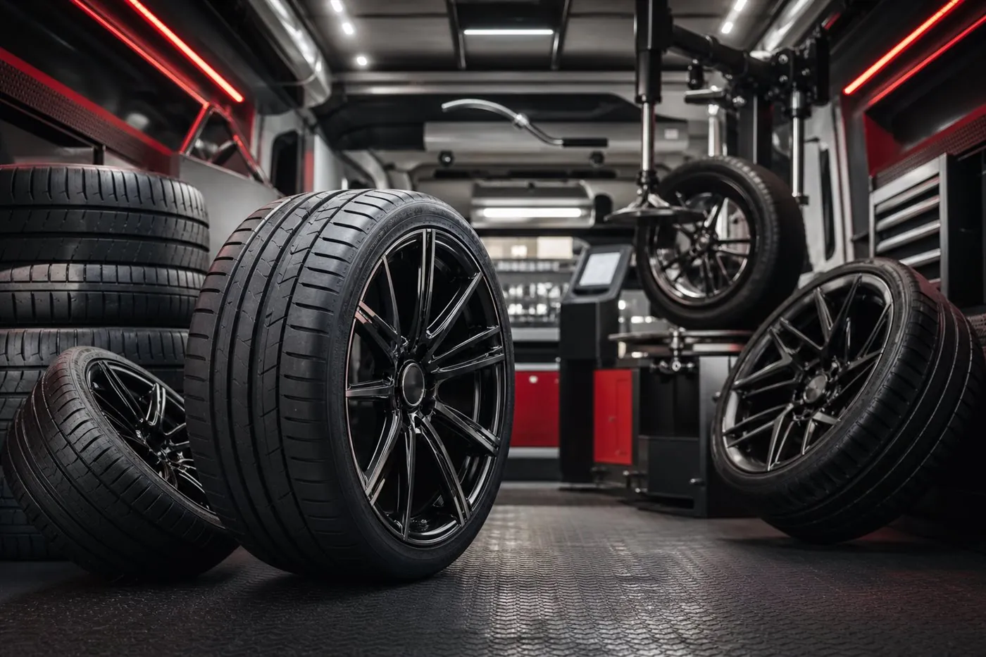 Tyre Sales being carried out at a customer's location